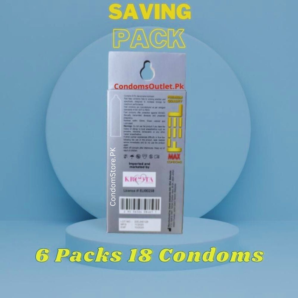 Feel Max Condoms Box