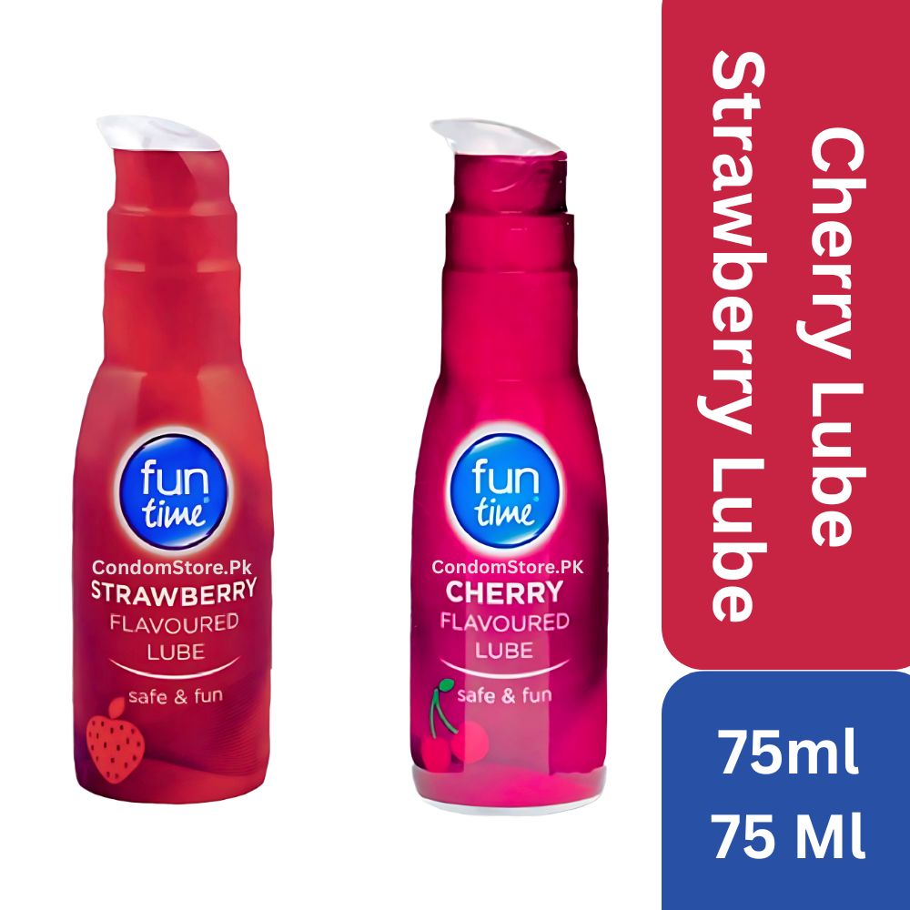 Fun Time Cherry And Strawberry Flavored Lubes