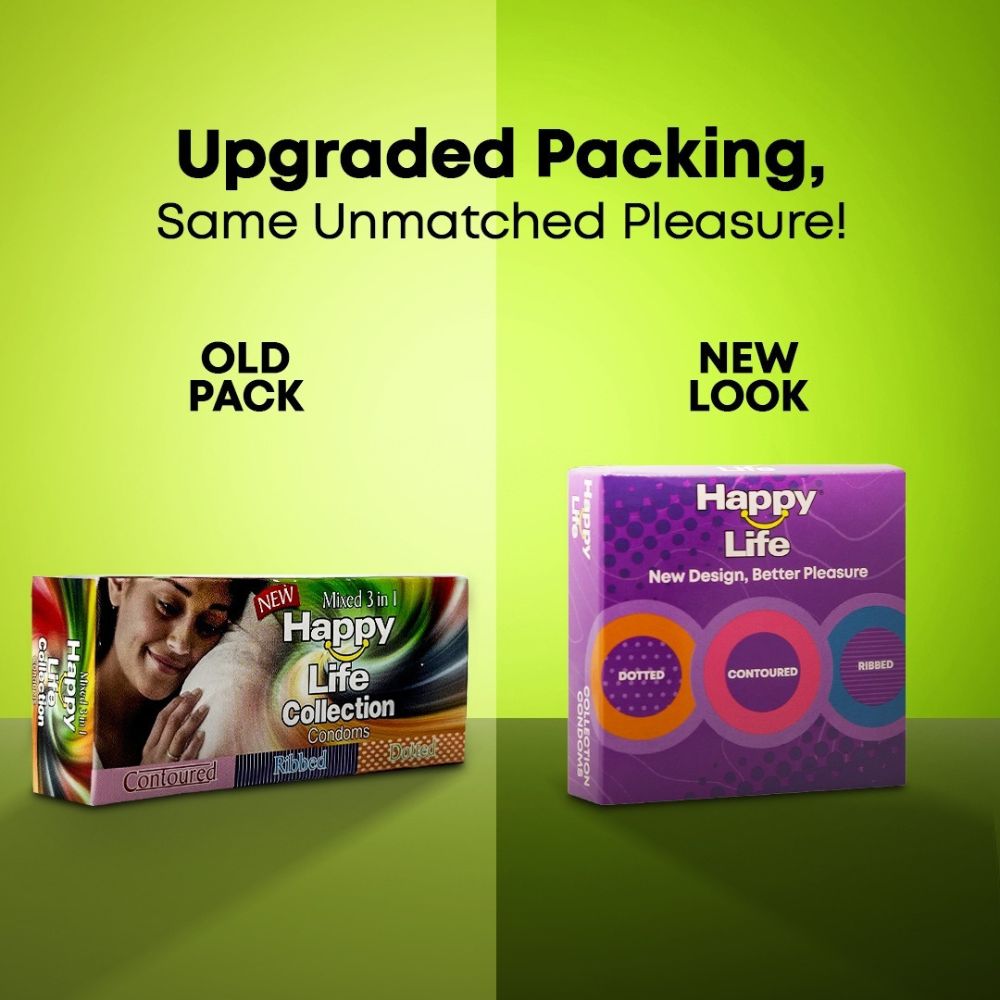 Happy Life Collection Condoms 3s