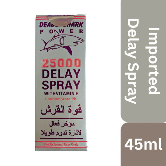 Deadly Shark Power 25000 Delay Spray with Vitamin E