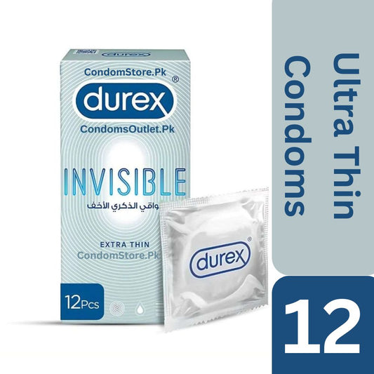 Durex Invisible Extra Thin Condoms 12s