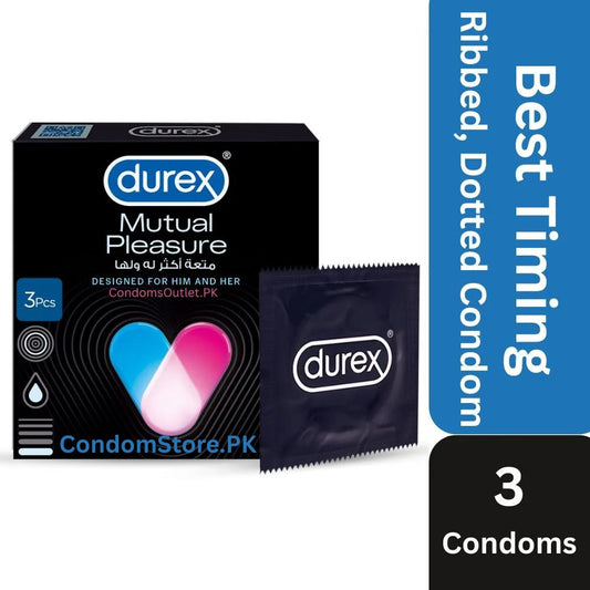 Durex Mutual Pleasure Condoms 3s