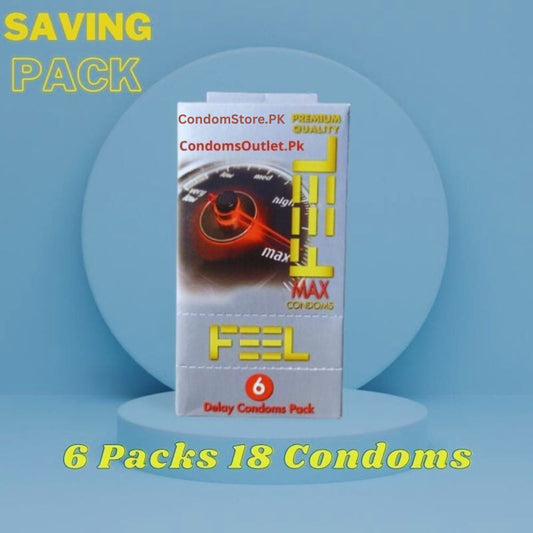 Feel Max Condoms Box