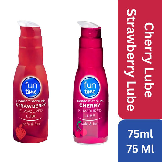 Fun Time Cherry And Strawberry Flavored Lubes