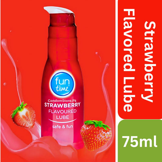 Fun Time Strawberry Flavored Lube 75ml