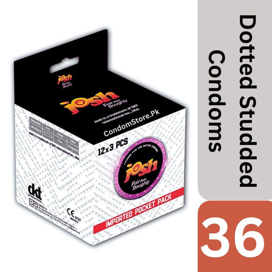 Josh Fair & Roughly Textured Condoms | Dispenser Pack