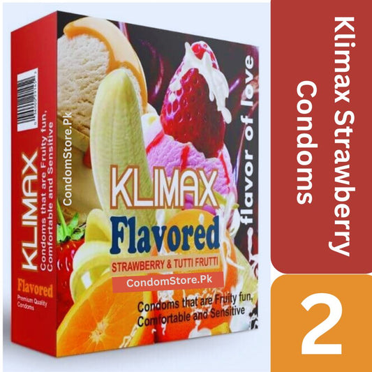 Klimax Strawberry Flavored Condoms