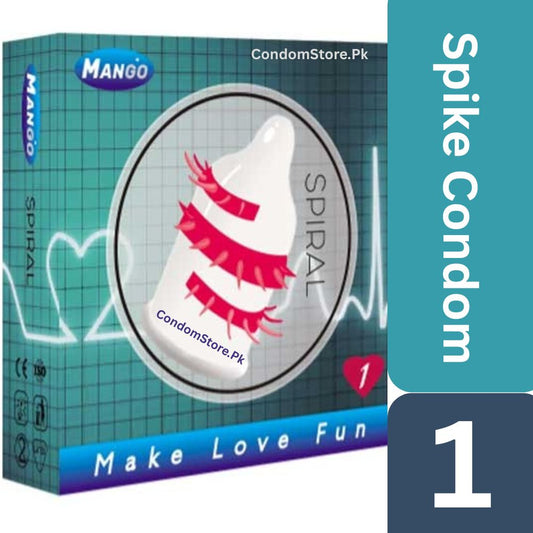 Mango Spiral Spike Condom
