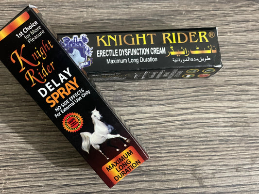 Knight Rider Deal - 1 Delay Spray + 1 Cream